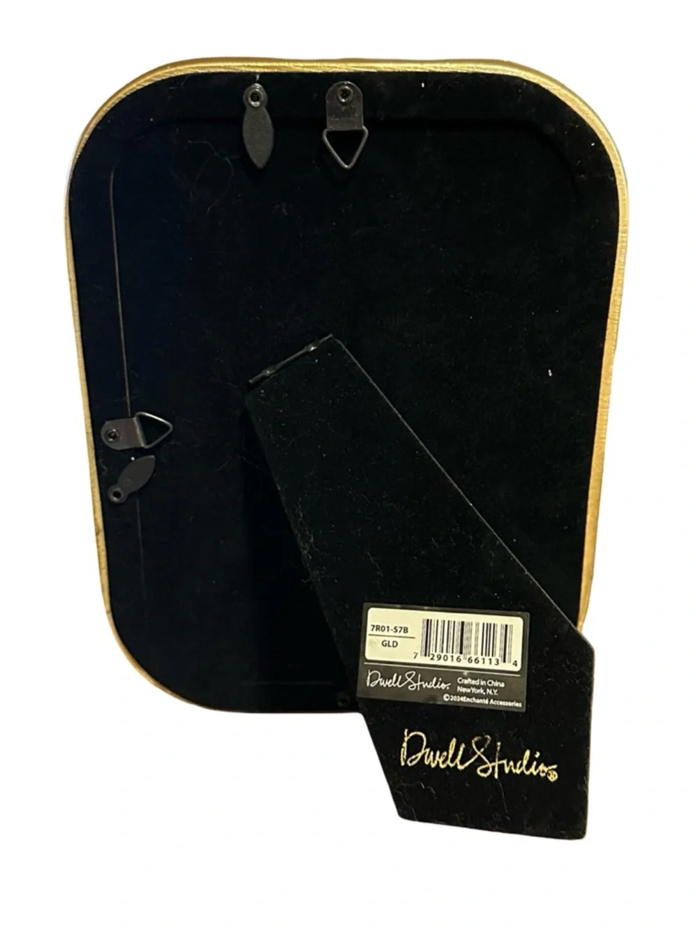 Dwell Studios Gold Bamboo Style 5x7 Picture Frame Palm Coast Collection